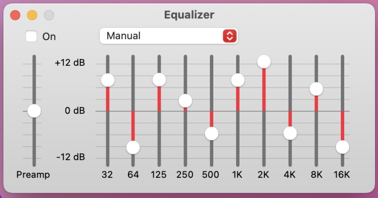 Apple Music Equaliser On Mac