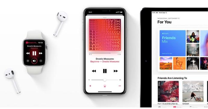 Apple Music su dispositivi iOS