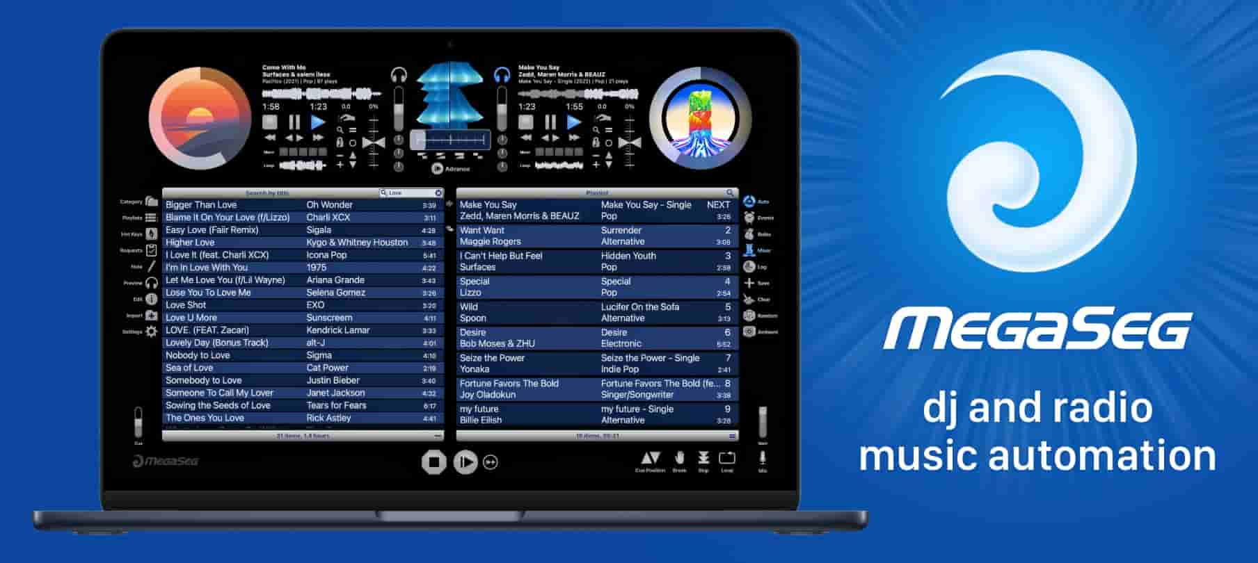 Megaseg Dj Software Automação de Rádio