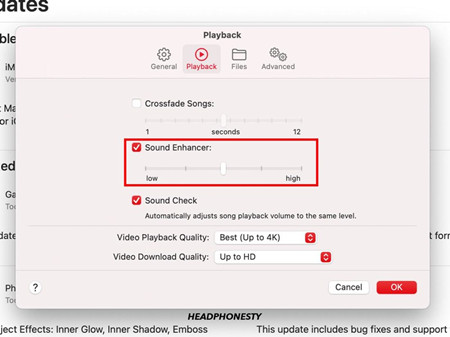 Adjust Sound Enhancer