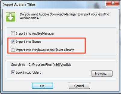 Apri Audible Download Manager