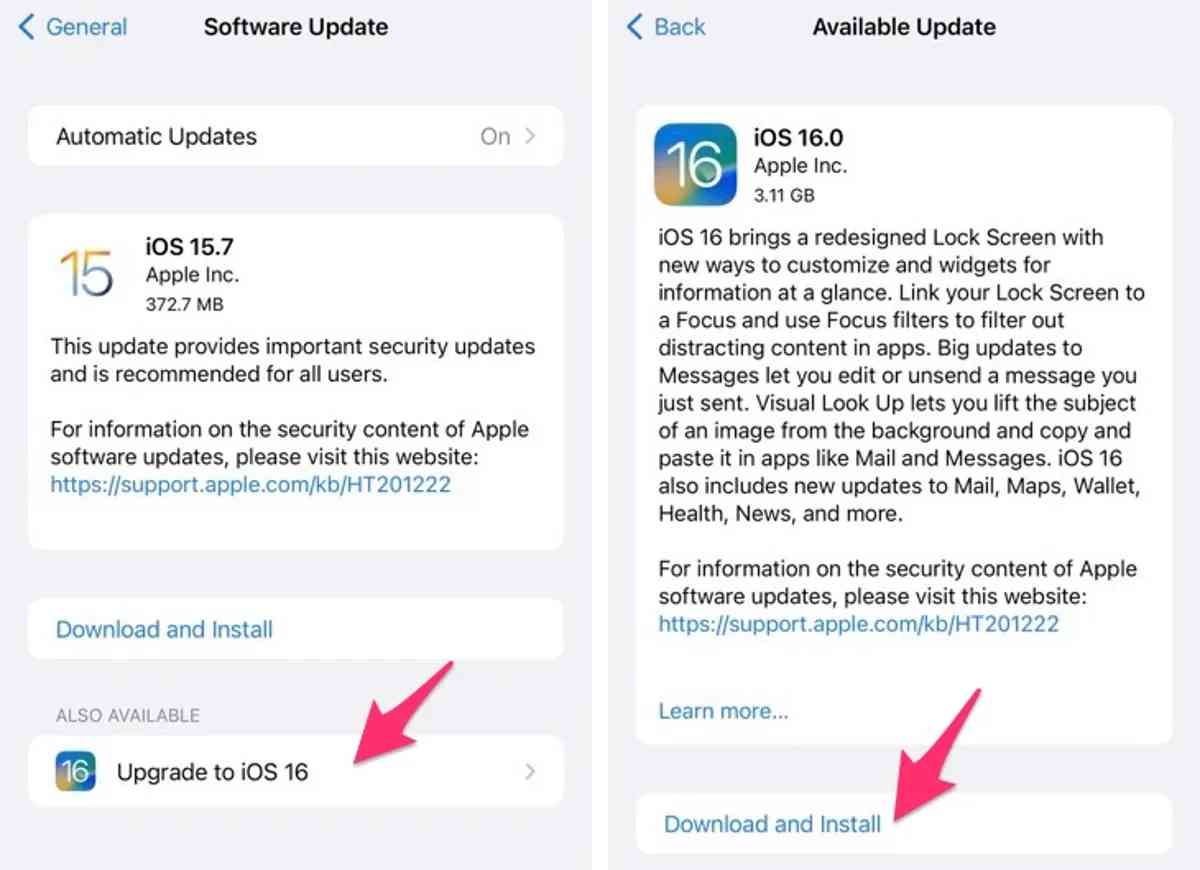 Update iOS System