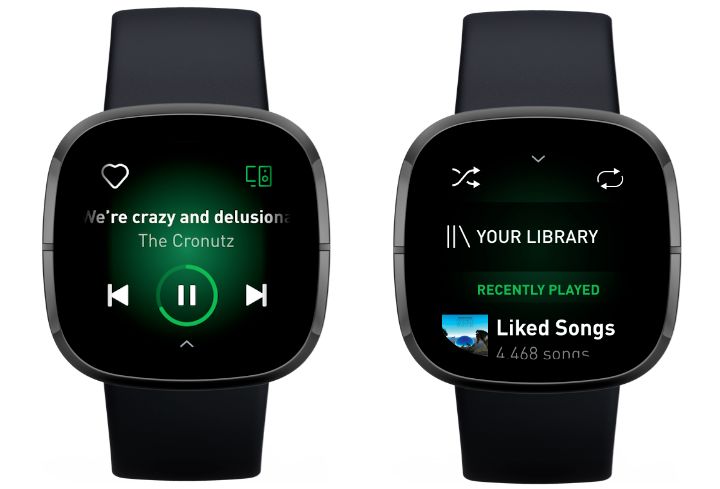 在 Fitbit 上控制 Spotify