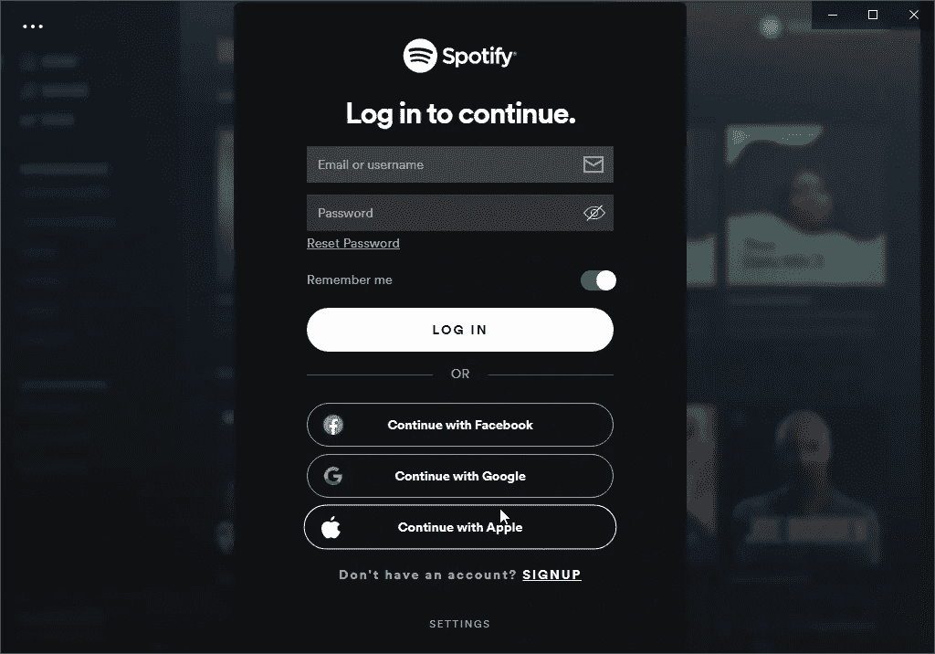 Spotify fácil de usar