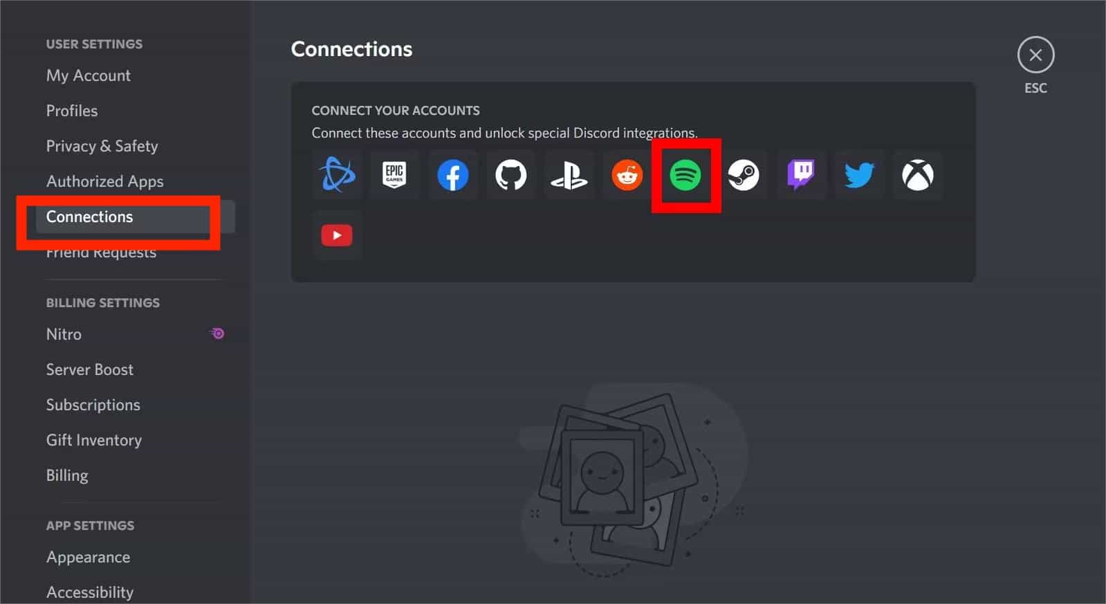 Conecte su cuenta de Spotify a Discord