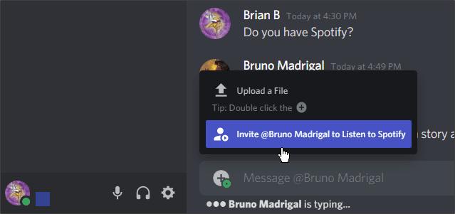 Escuche junto con los amigos de Discord