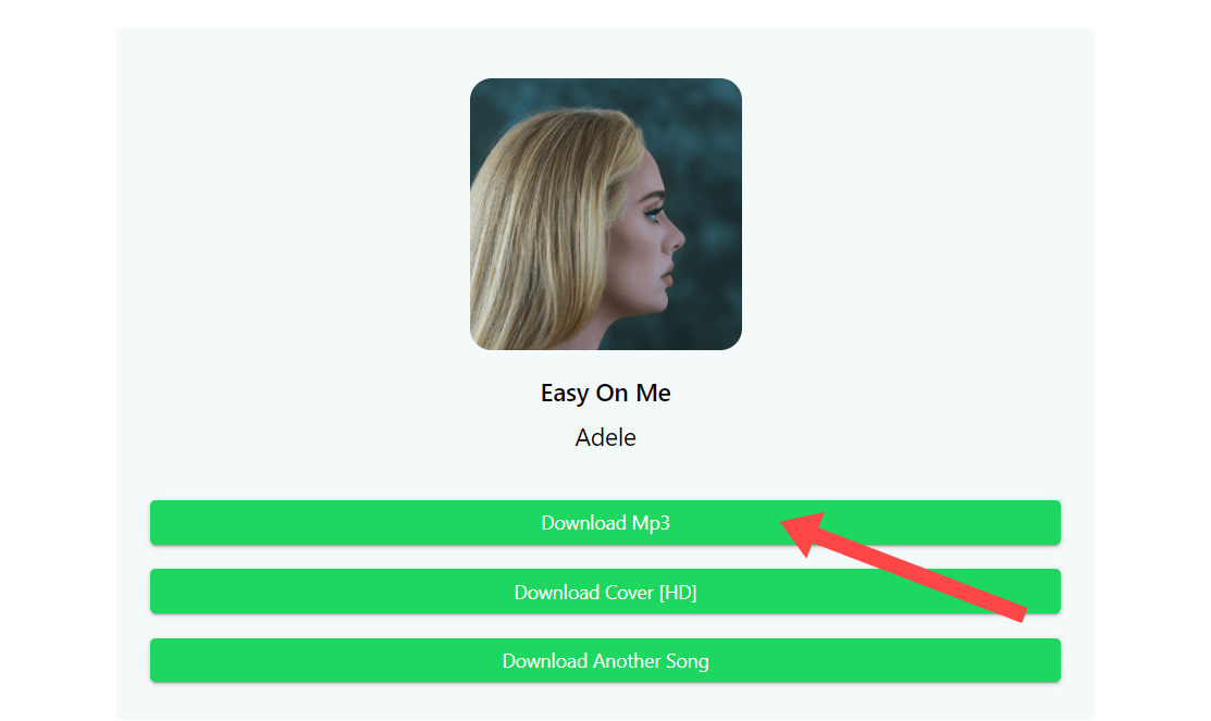 Download Adele MP3 van Spotifymate