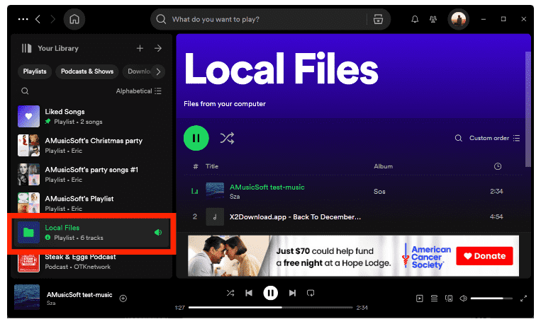 Spotify Desktop Upload MP3 Files