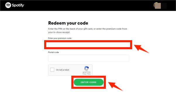 Redeem Your Spotify Gift Card
