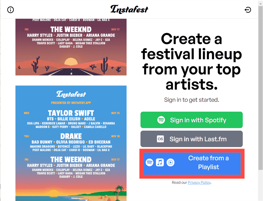 Instafest Works With Apple Music