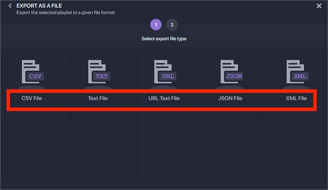 将 Spotify 播放列表导出到 Excel