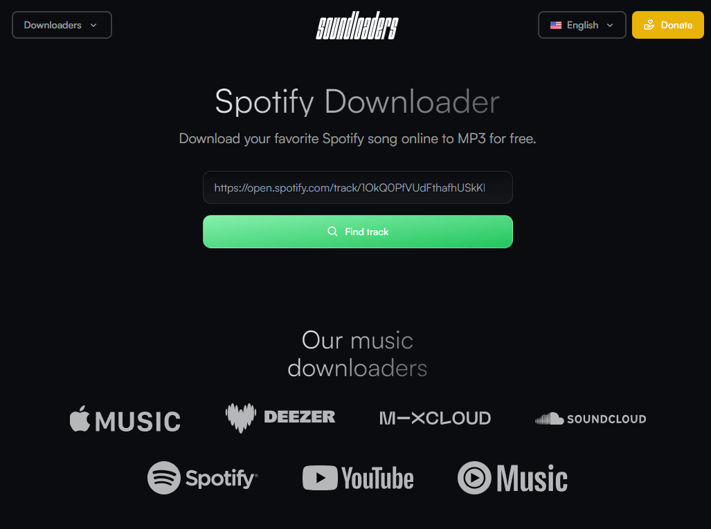 Soundloaders Spotify 音乐下载器