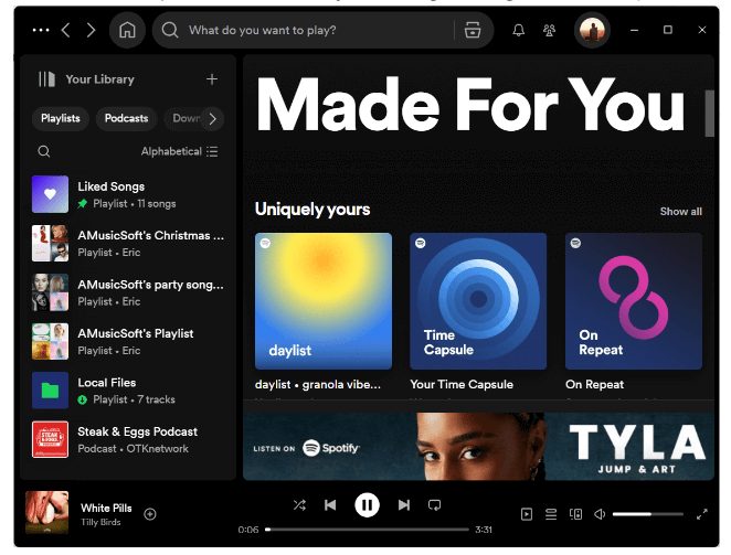 Spotify Made For You