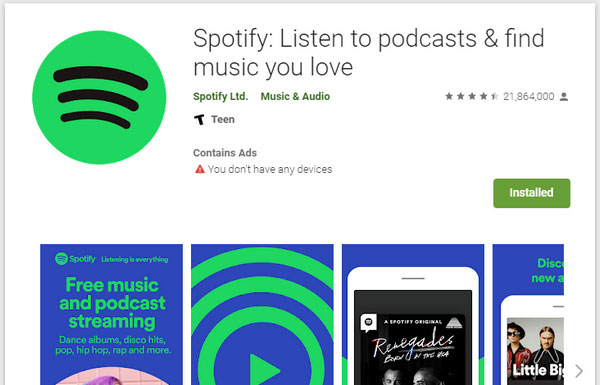 Streamuj Spotify na Kindle Fire