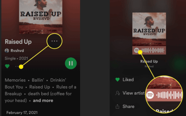 Utilisez les codes Spotify pour partager de la musique