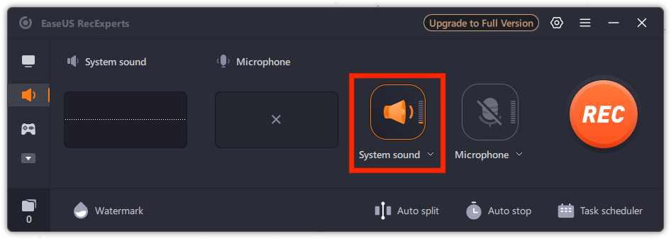 EaseUS Choose System Sound