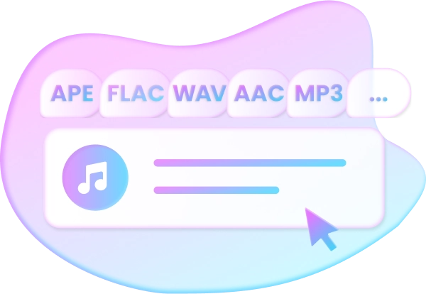 Support for  All Key Audio Formats and Advanced Settings